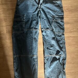 Men's Empire Blue Cargo Jeans